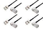 TNC Male Right Angle to BNC Male Cable Assemblies