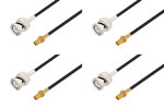 BNC Male to MCX Jack Cable Assemblies