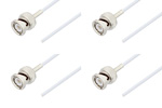 BNC Male to Straight Cut Lead Sexless Cable Assemblies