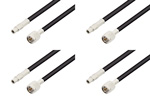 Mini SMB Plug 75 Ohm to TNC Male 75 Ohm Cable Assemblies