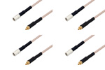 MMCX Plug to SMB Plug Cable Assemblies