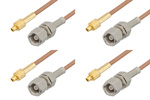 MMCX Plug to SMC Plug Cable Assemblies