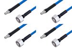 SMA Female to 4.1/9.5 Mini DIN Male Cable Assemblies