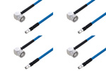 SMA Male to 4.3-10 Male Right Angle Cable Assemblies