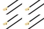 Straight Cut Lead Sexless to SSMB Plug Right Angle Cable Assemblies