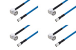 NEX10 Male to 4.3-10 Male Right Angle Cable Assemblies
