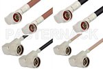 Type N Male Right Angle to Type N Male Right Angle Cable Assemblies