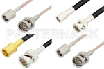 SMB Plug 75 Ohm to BNC Male 75 Ohm Cable Assemblies