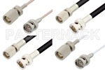 1.6-5.6 Plug 75 Ohm to BNC Male 75 Ohm Cable Assemblies