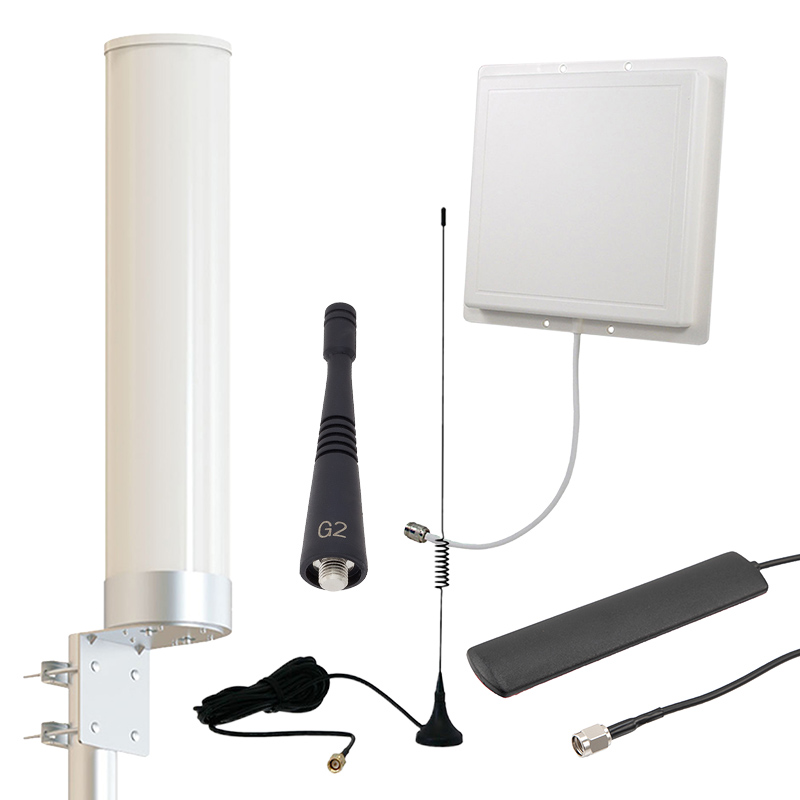 900 MHz rubber duck, panel and blade antennas