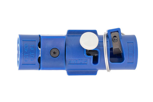 Prep tool for LMR-400 crimp clamp style connectors