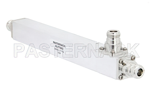 Low PIM 2 Way N Equal-Tapper High Power from 700 MHz to 2.7 GHz Rated at 500 Watts