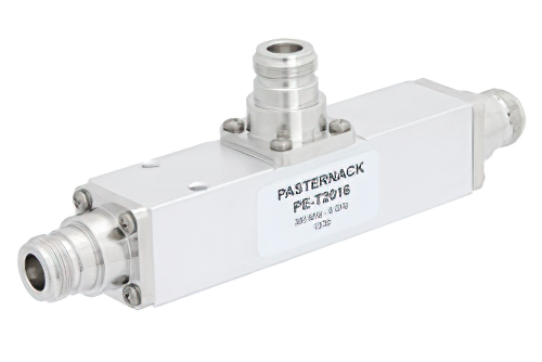 Low PIM 10 dB N Unequal Tapper Optimized For Mobile Networks From 350 MHz to 5.85 GHz Rated to 300 Watts