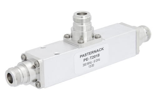 Low PIM 13 dB N Unequal Tapper Optimized For Mobile Networks From 350 MHz to 5.85 GHz Rated to 300 Watts