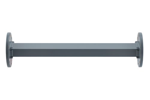 WR-137 Commercial Grade Straight Waveguide Section 12 Inch Length with UG-344/U Flange Operating from 5.85 GHz to 8.2 GHz