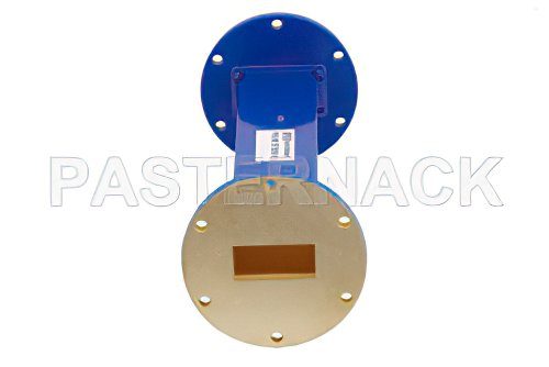 WR-137 Commercial Grade Straight Waveguide Section 9 Inch Length with UG-344/U Flange Operating from 5.85 GHz to 8.2 GHz