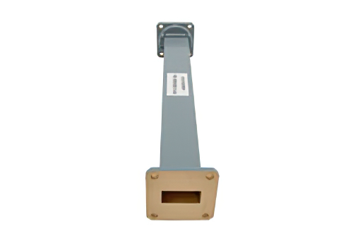 WR-90 Commercial Grade Straight Waveguide Section 9 Inch Length, UG-39/U Square Cover Flange from 8.2 GHz to 12.4 GHz