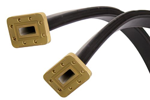 WR-90 Twistable Flexible Waveguide 36 Inch, CPR-90G Flange Operating From 8.2 GHz to 12.4 GHz