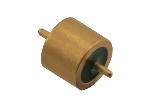 Hermetic seal for 0.23mm (.009inch) field replaceable connector