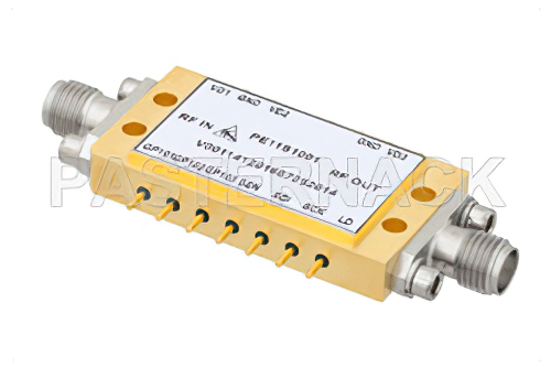 SPI PLL Frequency Synthesizer, 5.5 GHz - 10.5 GHz, +19 dBm Pout, 10 MHz Reference, +3.3 Vdc and SMA output