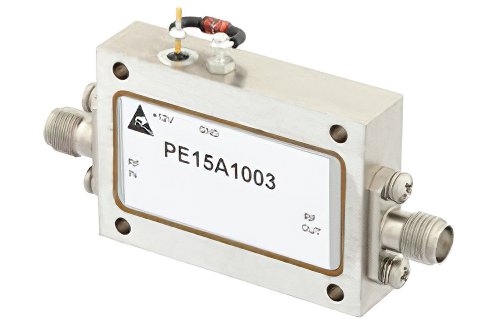 2.2 dB NF, 13 dBm Psat, 8 GHz to 12 GHz, Low Noise Amplifier, 38 dB Gain, SMA