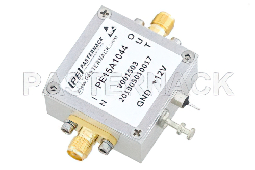 1.7 dB NF Low Noise Amplifier, Operating from 10 MHz to 550 MHz with 29.7 dB Gain, 19 dBm P1dB and SMA