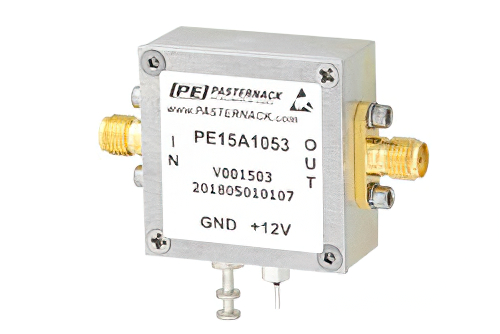 2.2 dB NF Low Noise Amplifier, Operating from 50 MHz to 1.2 GHz with 47 dB Gain, 13 dBm P1dB and SMA