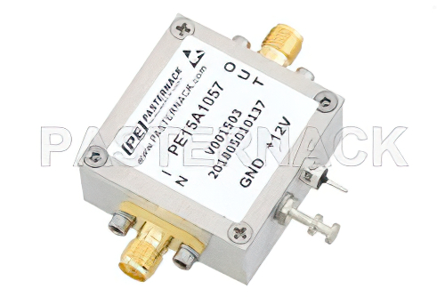 1 dB NF Low Noise Amplifier, Operating from 20 MHz to 1.5 GHz with 20 dB Gain, 17 dBm P1dB and SMA