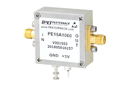 1.3 dB NF Low Noise Amplifier, Operating from 40 MHz to 3 GHz with 16 dB Gain, 7 dBm P1dB and SMA