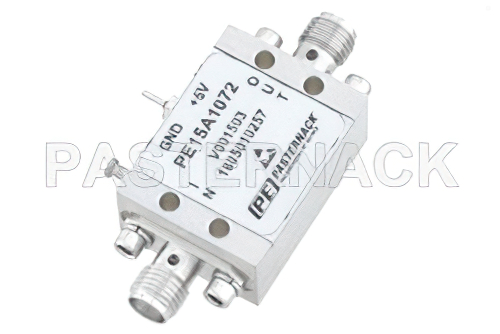 2.1 dB NF Low Noise Amplifier, Operating from 6 GHz to 12 GHz with 25 dB Gain, 13 dBm Psat and SMA