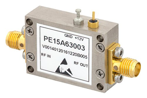 1.6 dB NF Input Protected Low Noise Amplifier, Operating from 30 MHz to 1.5 GHz with 29 dB Gain, 23 dBm P1dB and SMA