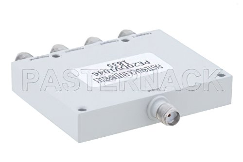 4 Way SMA Power Divider from 2 GHz to 4 GHz Rated at 30 Watts