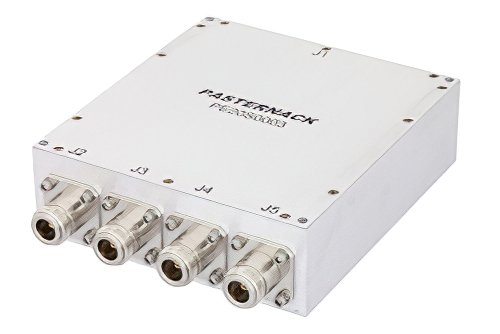 4 Way Broadband Combiner from 20 MHz to 1 GHz Type N