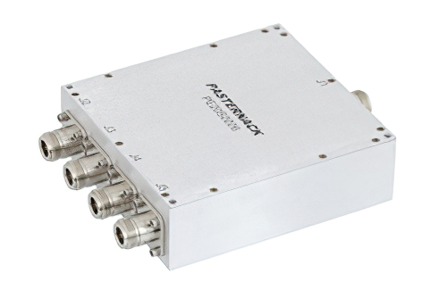 4 Way Broadband Combiner from 80 MHz to 1 GHz Type N