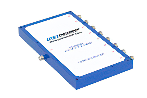 8 Way SMA Power Divider From 800 MHz to 2.5 GHz Rated at 30 Watts