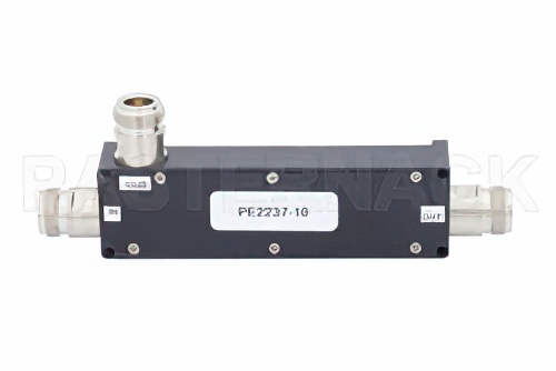 Directional 10 dB N Coupler From 800 MHz to 2.5 GHz Rated To 60 Watts