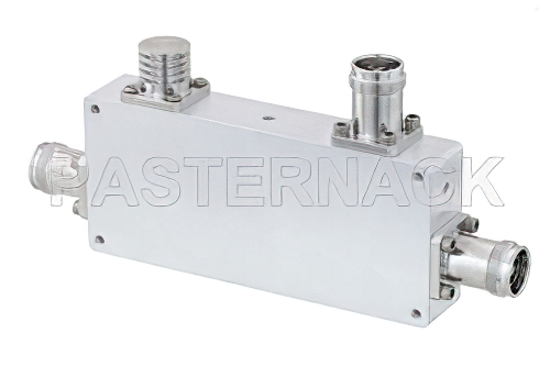 Low PIM Directional 30 dB 4.3-10 Coupler From 380 MHz to 2.7 GHz Rated to 200 Watts