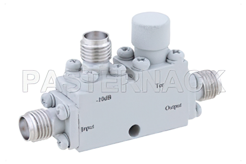 Directional 10 dB SMA Coupler From 7.5 GHz to 16 GHz Rated to 50 Watts