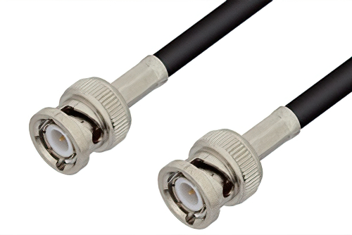 BNC Male to BNC Male Cable Using RG58 Coax with HeatShrink