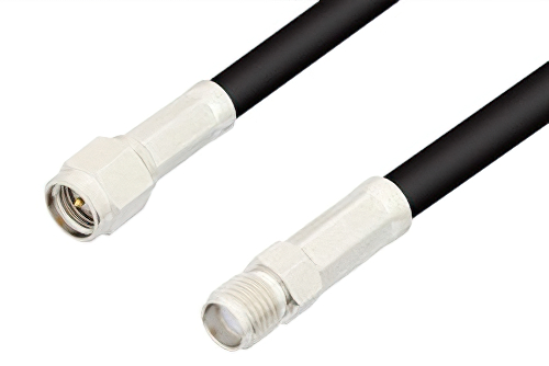 SMA Male to SMA Female Cable Using 53 Ohm RG55 Coax