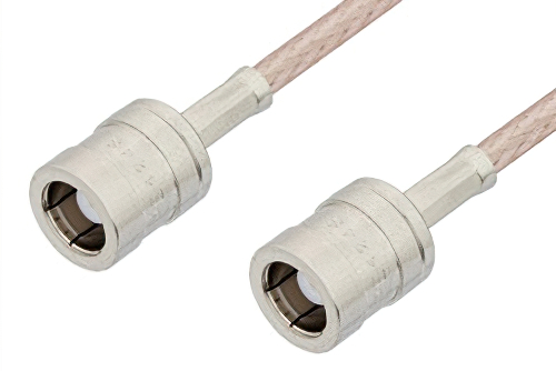 75 Ohm SMB Plug to 75 Ohm SMB Plug Cable Using 75 Ohm RG179 Coax