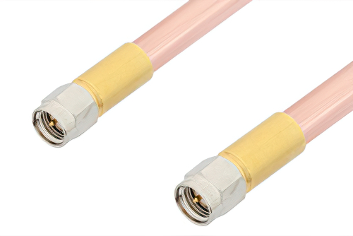 SMA Male to SMA Male Cable Using RG401 Coax, RoHS