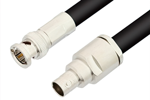 75 Ohm BNC Male to 75 Ohm BNC Female Cable Using 75 Ohm RG216 Coax , LF Solder