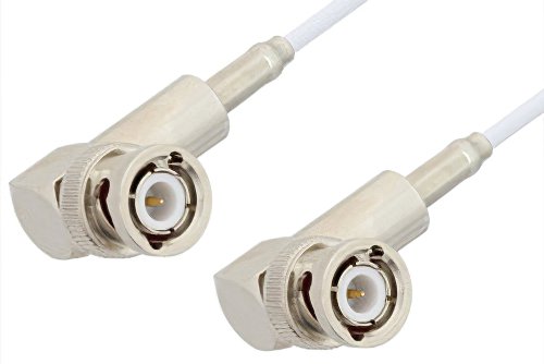BNC Male Right Angle to BNC Male Right Angle Cable Using RG188 Coax