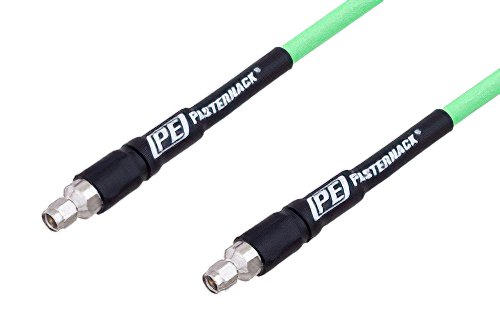 SMA Male to SMA Male with Reduced Diameter SMA Body Low Loss Test Cable Using PE-P300LL Coax, RoHS