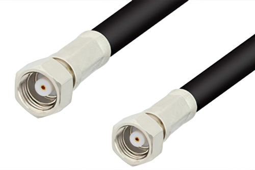 75 Ohm SMC Plug to 75 Ohm SMC Plug Cable Using 75 Ohm RG59 Coax, RoHS