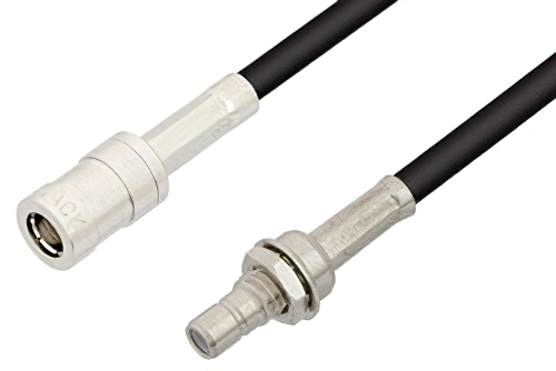 SMB Plug to SMB Jack Bulkhead Cable Using RG174 Coax