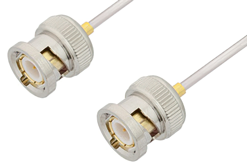 BNC Male to BNC Male Cable Using PE-SR405AL Coax