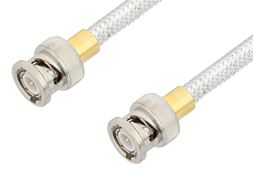 BNC Male to BNC Male Cable Using PE-SR401FL Coax