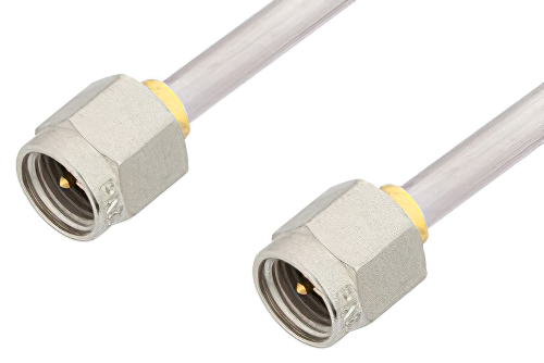 SMA Male to SMA Male Cable Using PE-SR402AL Coax